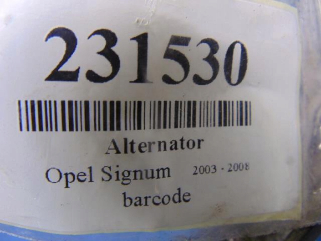 Opel signum универсал 2.2 16v генератор 0124425004 с Разборки