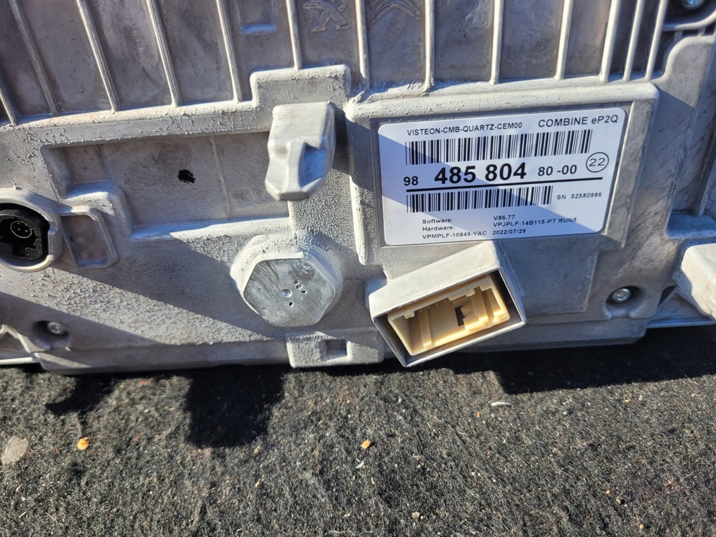 фото №5, Лічильник прилади peugeot 208 2008 ii 9848580480