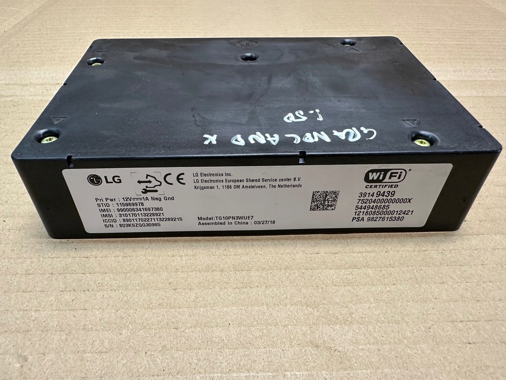 фото №1, Модуль блок керування wifi wi-fi opel crossland grandland x combo 39149439