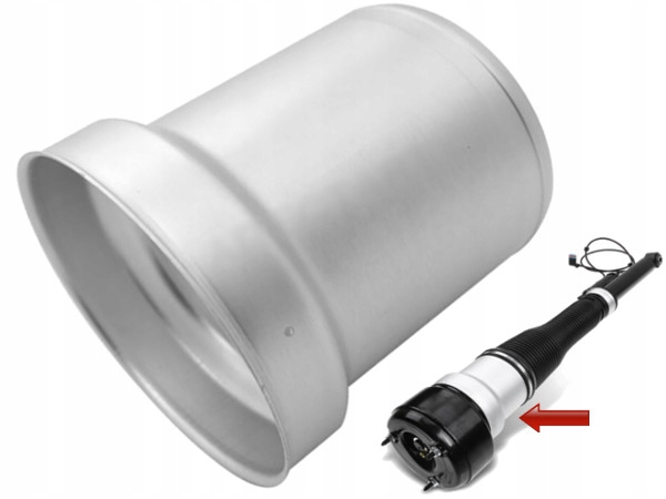 Купити Захист амортизатор airmatic alu задній mercedes w221