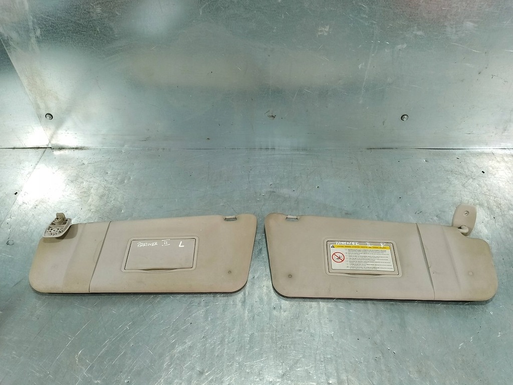 фото №1, Солцезащитный козырёк peugeot partner 2008-