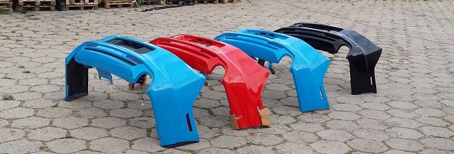 фото №1, Mustang 2013-2014 бампер задняя задний абсорбер logo