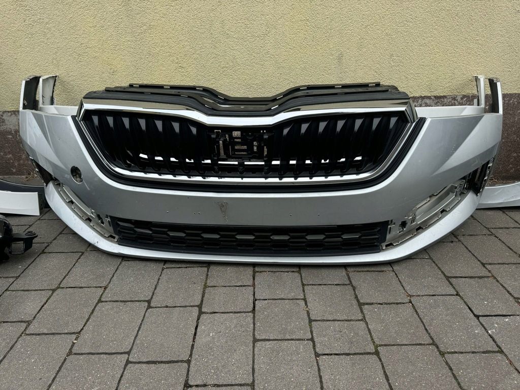 фото №8, Skoda scala 19- бампер лампа права крила лівий правий балка бампера перед