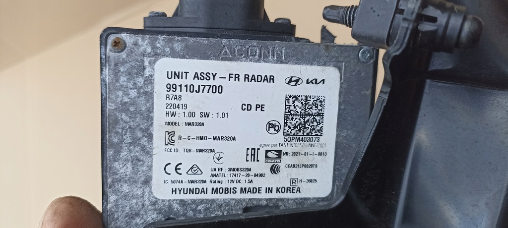 фото №7, Радар distronic датчик kia ceed iii gt 99110-j7700