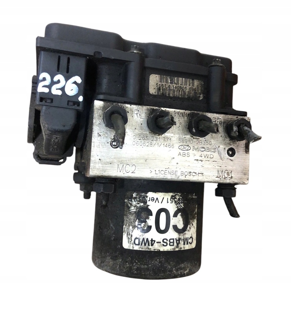 фото №6, Насос тормозная abs hyundai santa fe ii 2.2 crdi 58910-2b350