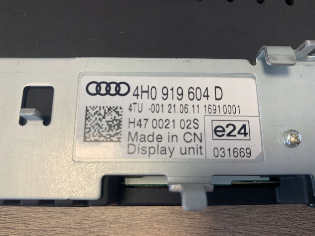 фото №5, Дисплей mmi lcd audi a8 d4 4h0919604d