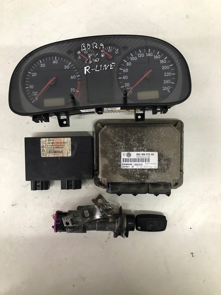 фото №1, Блок керування набір стартовий volkswagen bora 1.6 r-line 06a906019ak