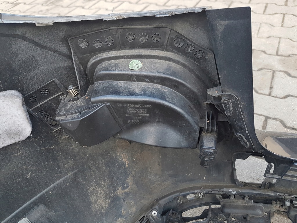 фото №13, Mercedes w205 kombi гибрид бампер крышка задняя задний 755