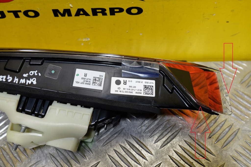 фото №9, Bmw 4 g22 2020- лампа крышки задняя правая led usa