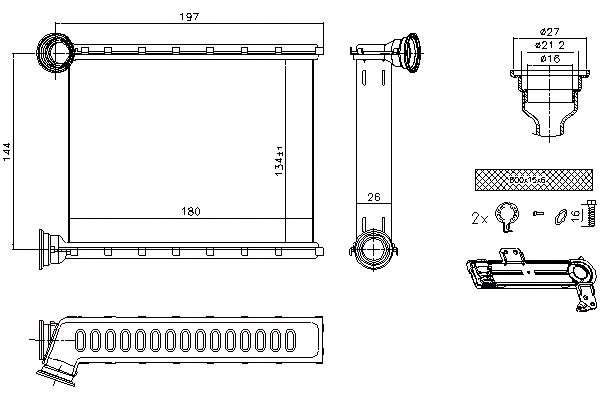 фото №2, Отопитель dacia logan ii logan mcv ii sandero ii renault clio iv