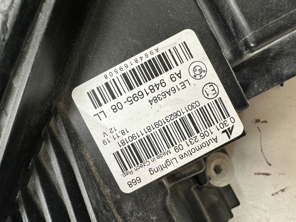 фото №9, Лампа левая перед bmw 3 g20 full led 9481695-08ll