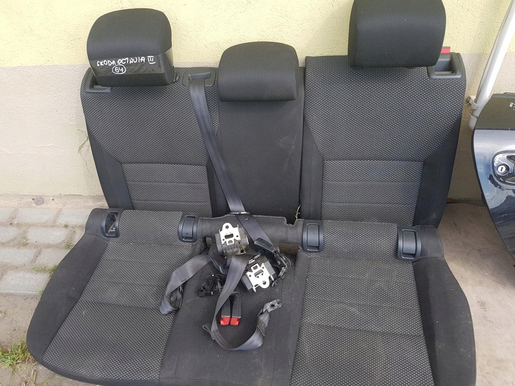 фото №1, Заднє сидіння задня ремені hb skoda octavia iii
