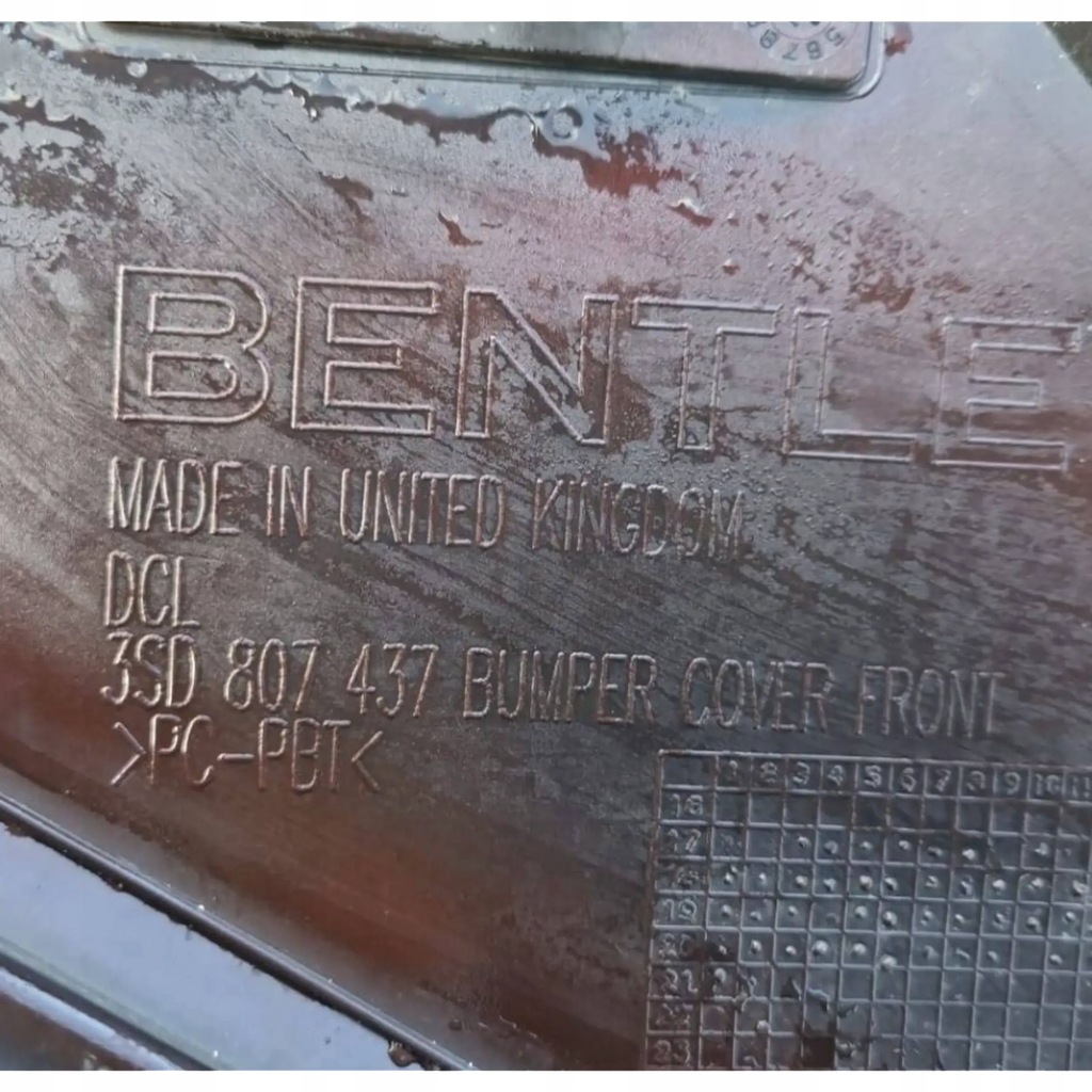 фото №8, Bentley continental gt 18- оригинальный бампер передний перед 3sd807437