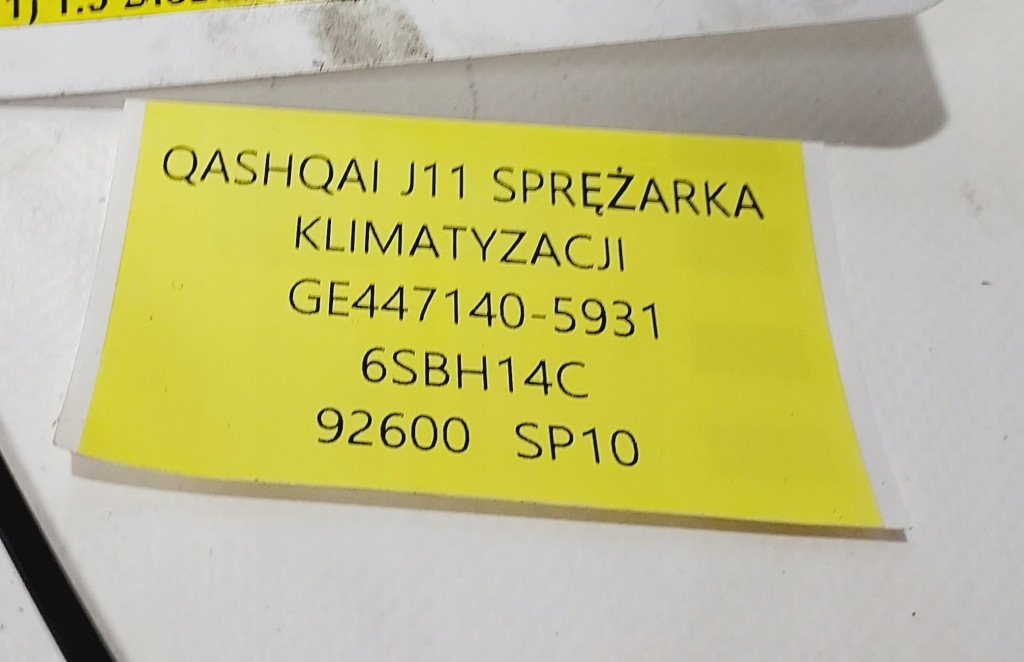 фото №4, Nissan оригинальный номер 926004eb2a компрессор кондиционера