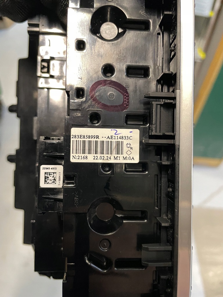 фото №7, Renault captur ii панель кондиционера 275100936r 283e85899r