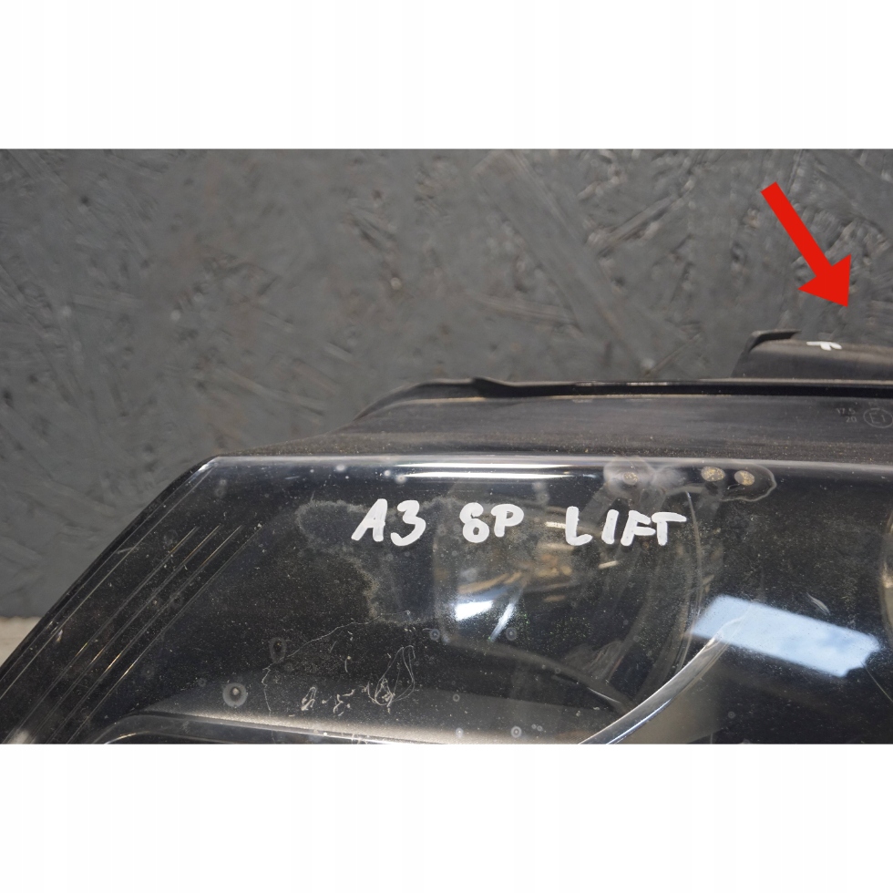 фото №8, Audi a3 8p lift лампа лівий перед s2313 uk