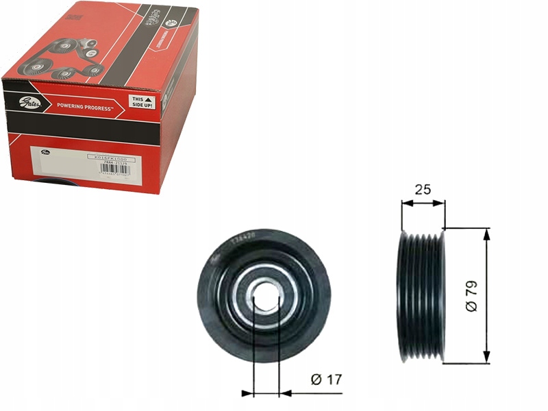 фото №1, Gates ролик ремінь mazda 2 1.3 de