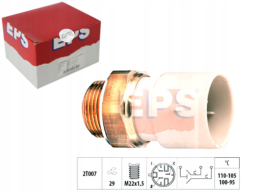 фото №1, Вимикач вентилятора радіатора opel eps