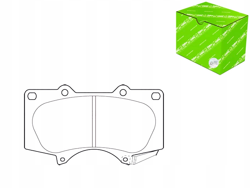 фото №1, Тормозные колодки тормозные toyota land cruiser prado 02- перед valeo