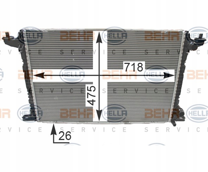 фото №1, Радіатор audi a7 4k8 18- 8w0121251ak