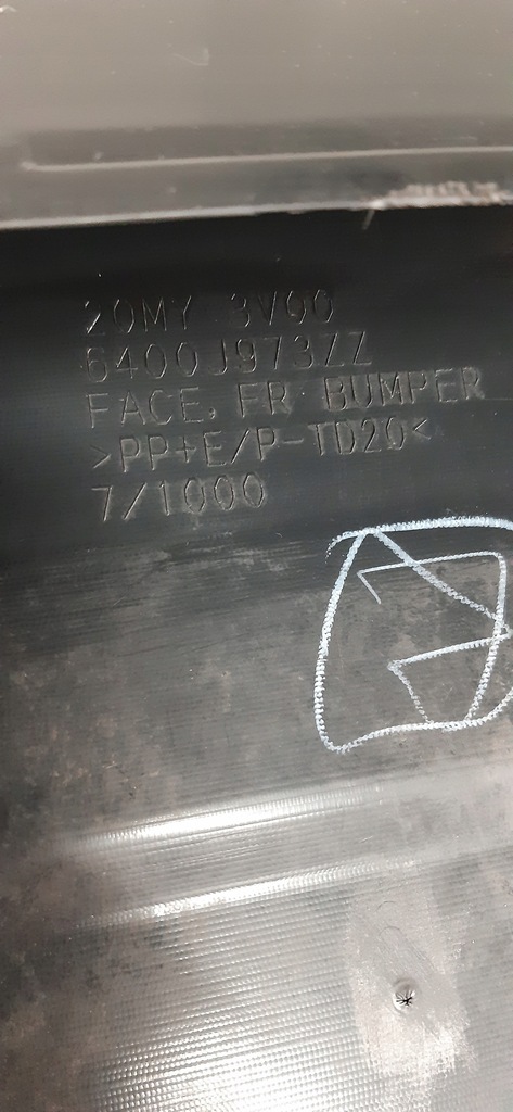 фото №12, Mitsubishi space star ii lift бампер перед передній 6400j973zz