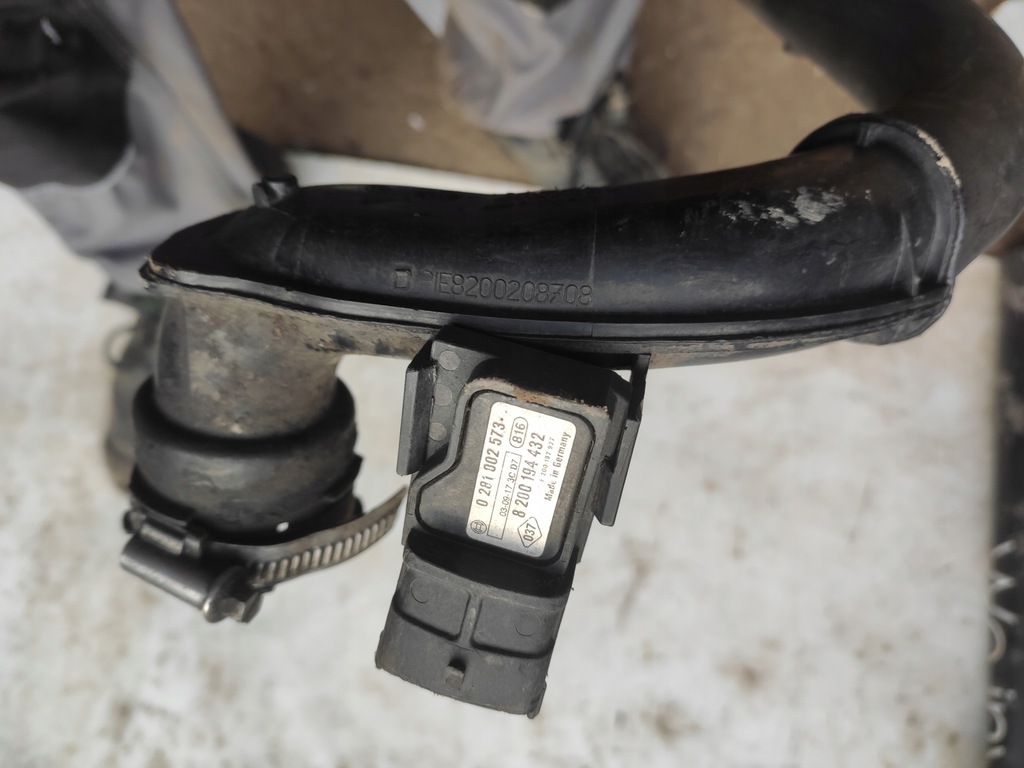 фото №3, Труба шланг интеркулер renault megane ii 1.5 dc