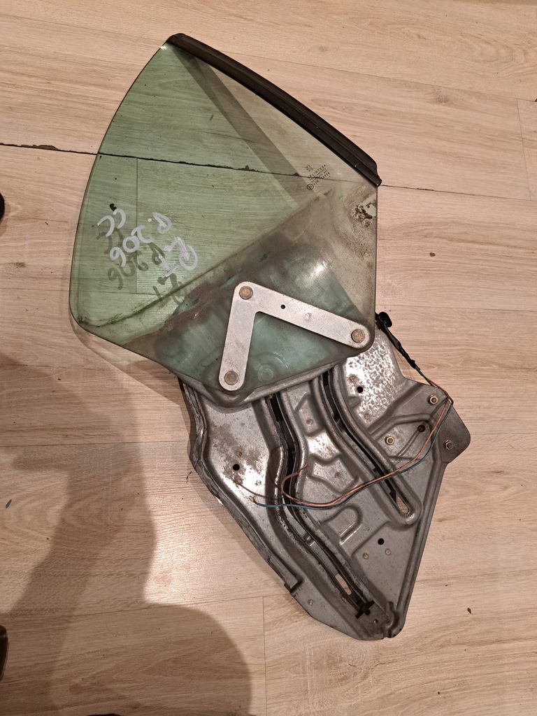 фото №5, Peugeot 206cc подъемник стекло + стекло правый задняя 9636597280