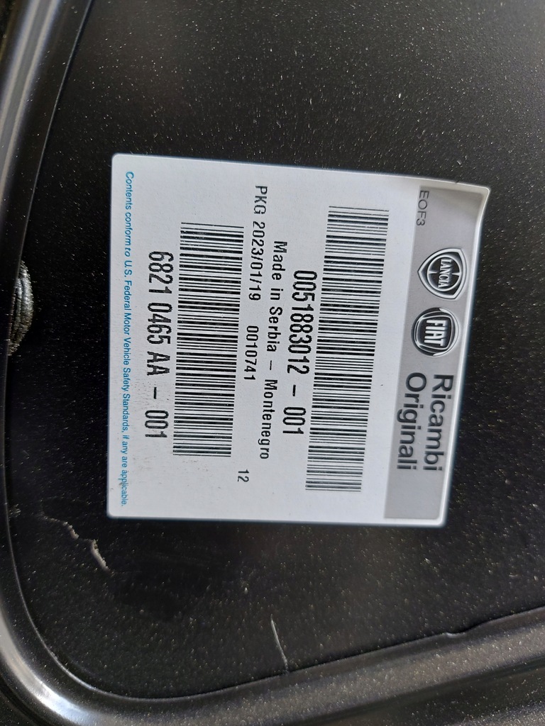 фото №10, Капот кришка двигуна fiat 500l 2012-2022 500-l nowa оригінальна 51883012