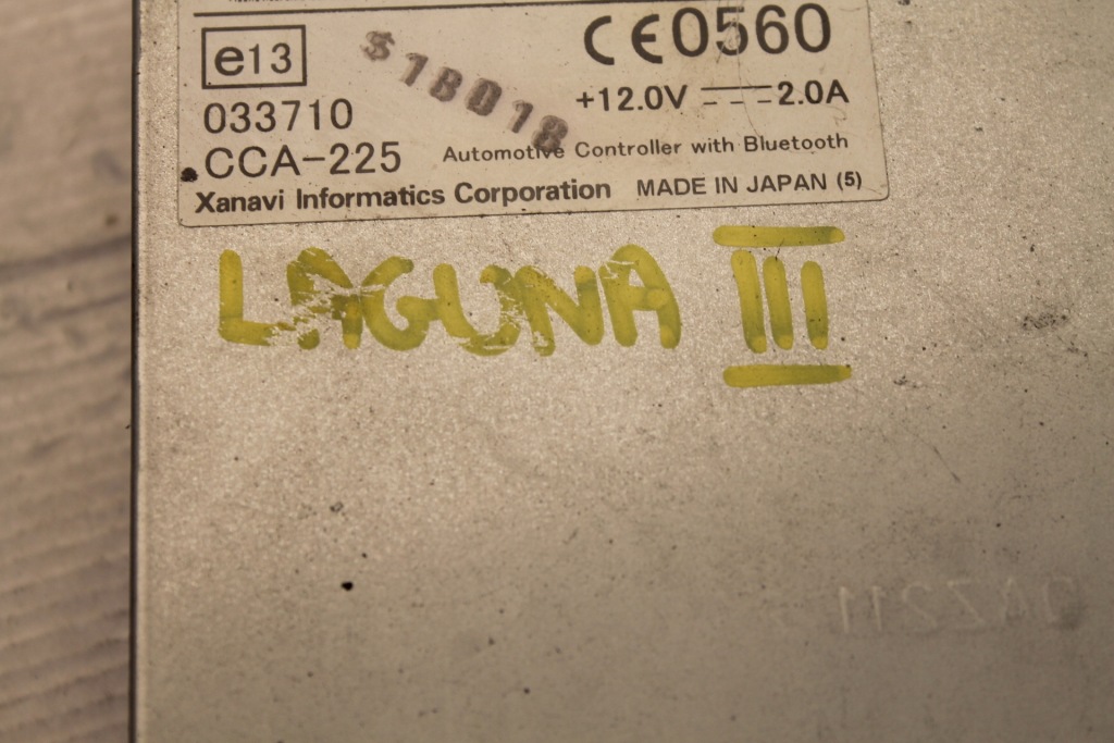 фото №8, Renault laguna iii 07r- считыватель навигации navi 259150003r