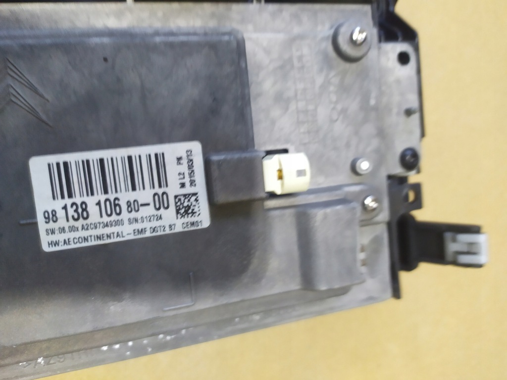 фото №6, Дисплей панель радіо citroen c4 ds4 9813810680