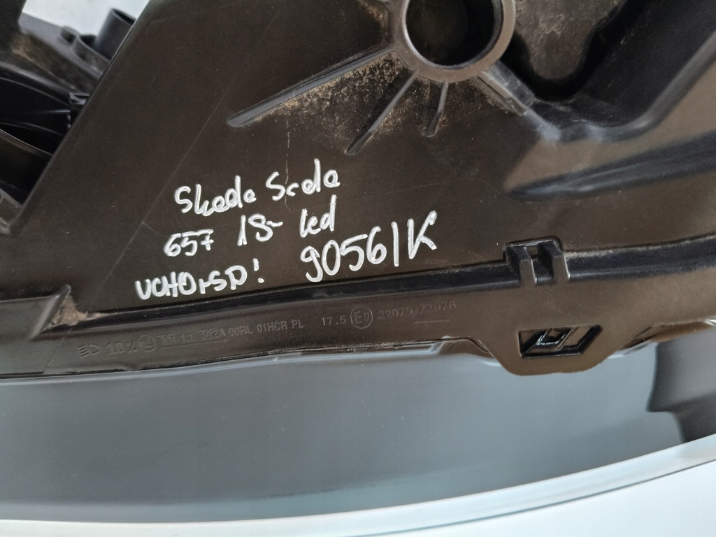 фото №11, Лампа ліва фара skoda scala 657 18- led