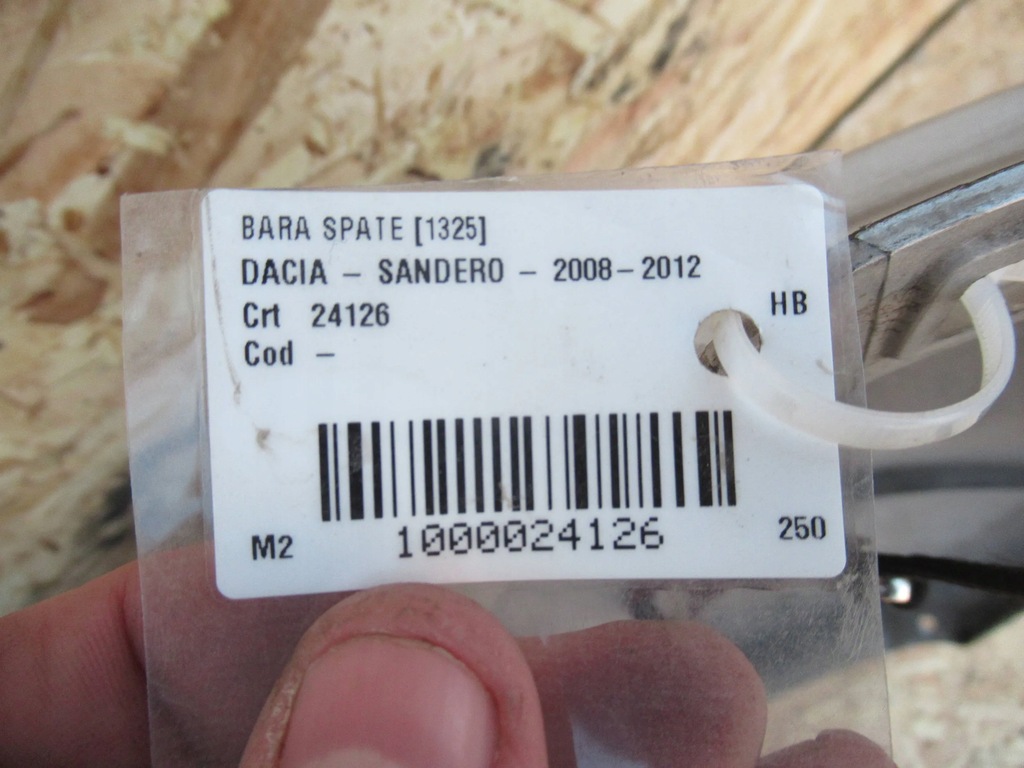 фото №13, Бампер задня dacia sandero i 08-