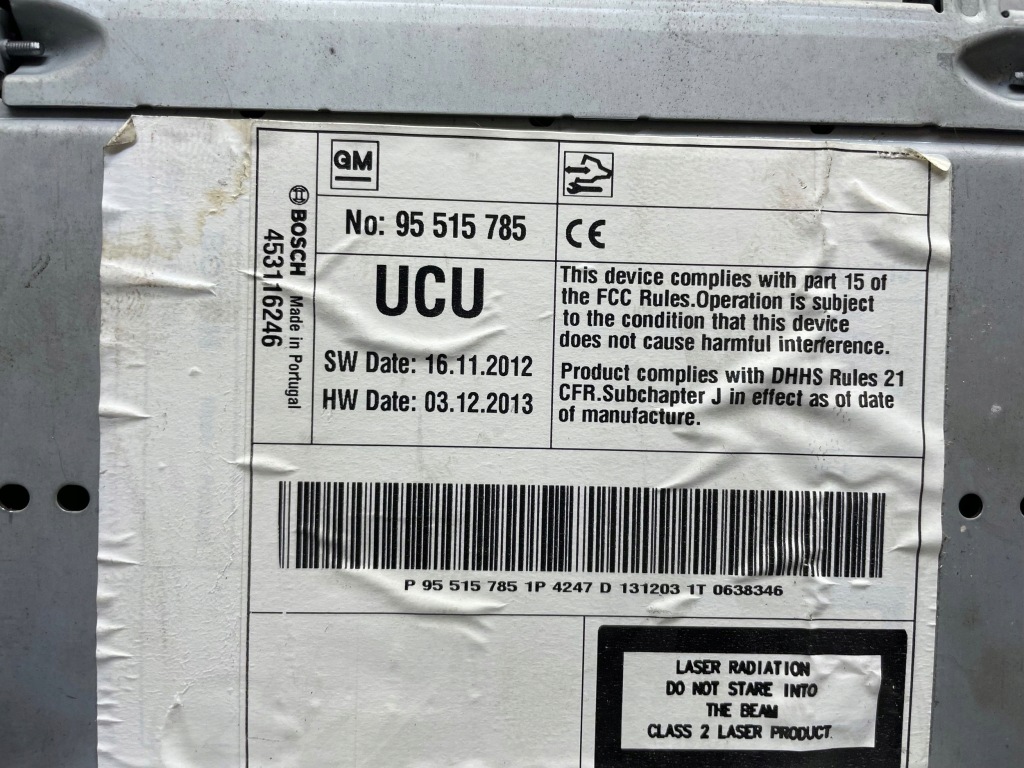 Купити Opel astra j 2011 станція мультимедійна 7612634247