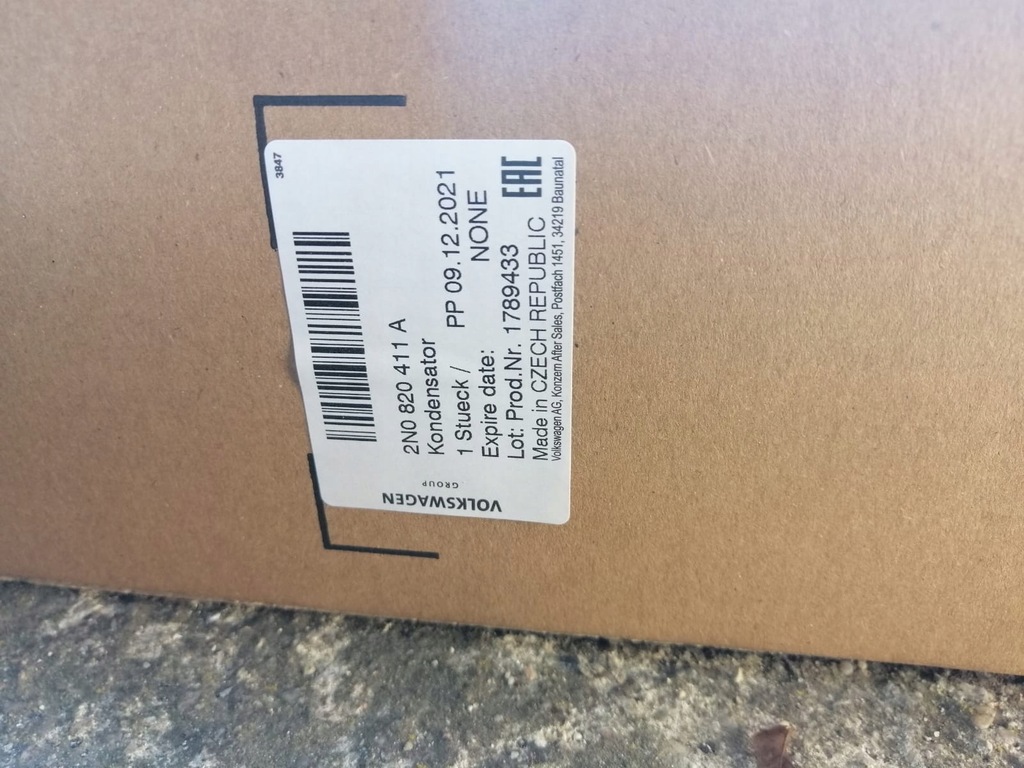 фото №4, Радиатор кондиционера vw crafter ii