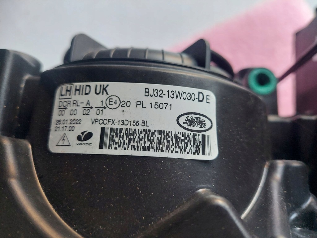 фото №9, Range rover evoque 11- лампа левая перед bi ксенон