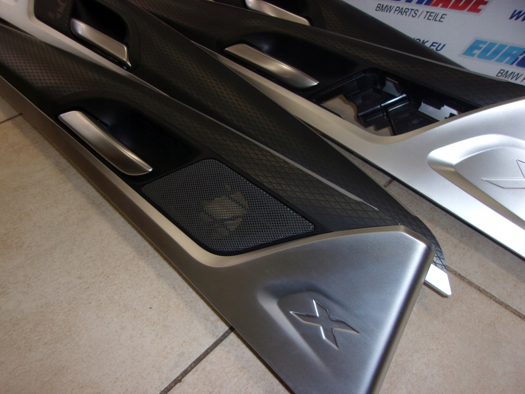 фото №7, Bmw x3 x4 g01 g02 накладки декоративні двері тунель 04kn алюміній romb