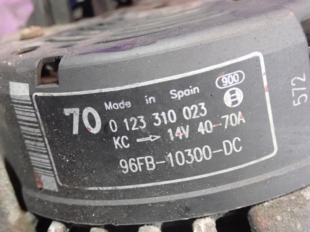 Ford fiesta iv mk4 96-00 1.3 генератор 96fb10300dc 0123310023 Недорого