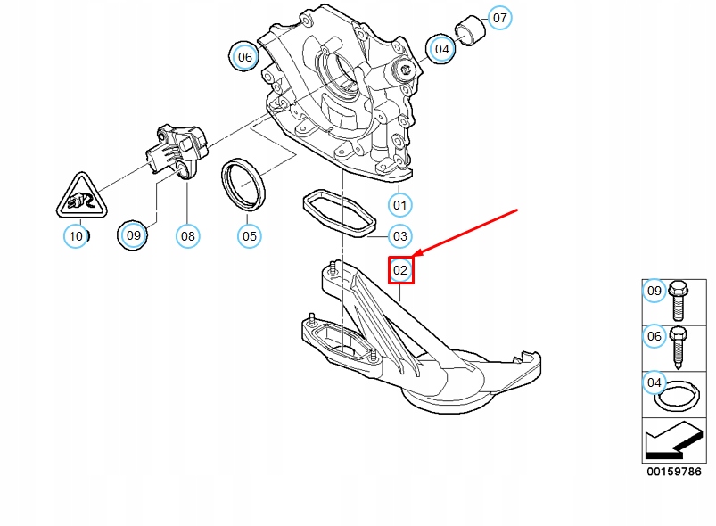 Купити Mini cooper clubman r55 трубка всмоктувальна насоса оливи 11417805989 оригінальна