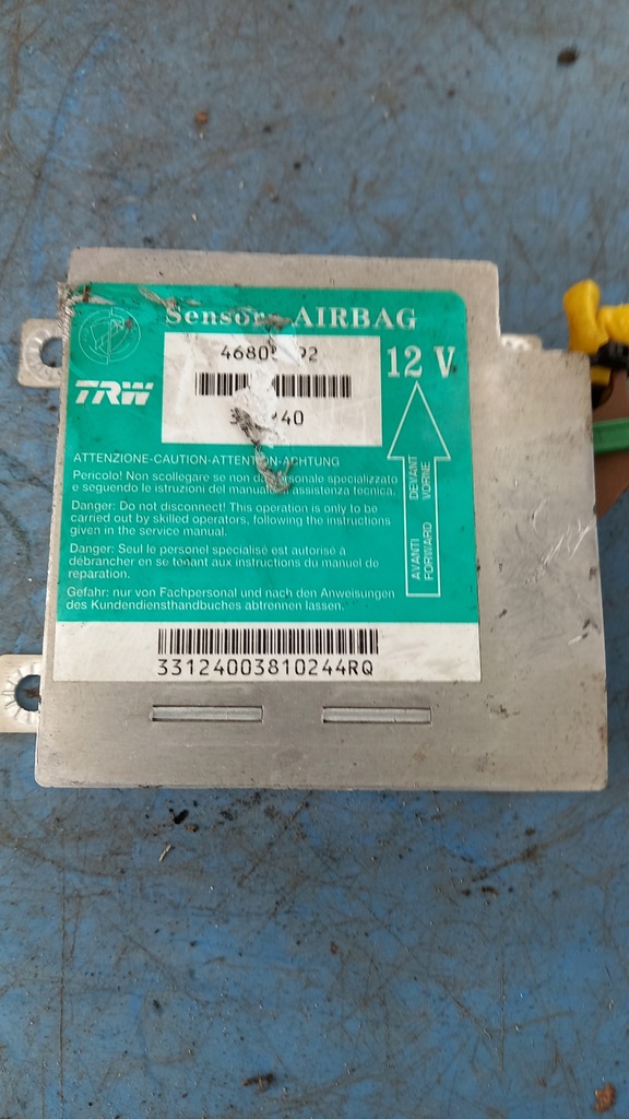 фото №1, Датчик подушка безпеки fiat palio weekend