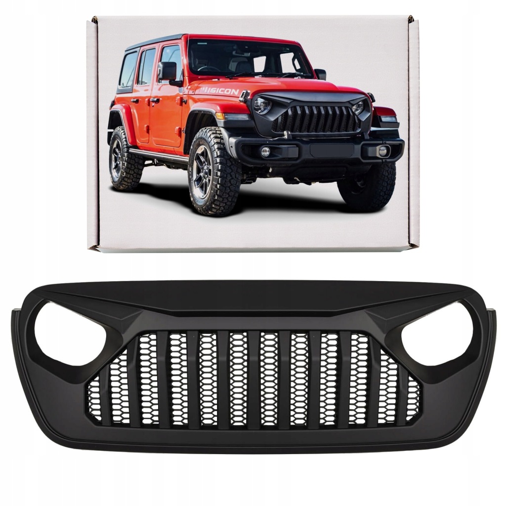 фото №1, Jeep wrangler jl 2018+ решітка радіатора передній model punisher