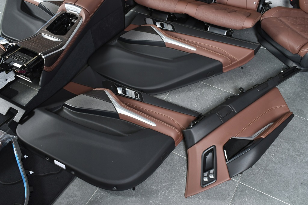 фото №11, Bmw x7 g07 lci сидіння сидіння салон середина 6 місць coffe комфорт 18km!