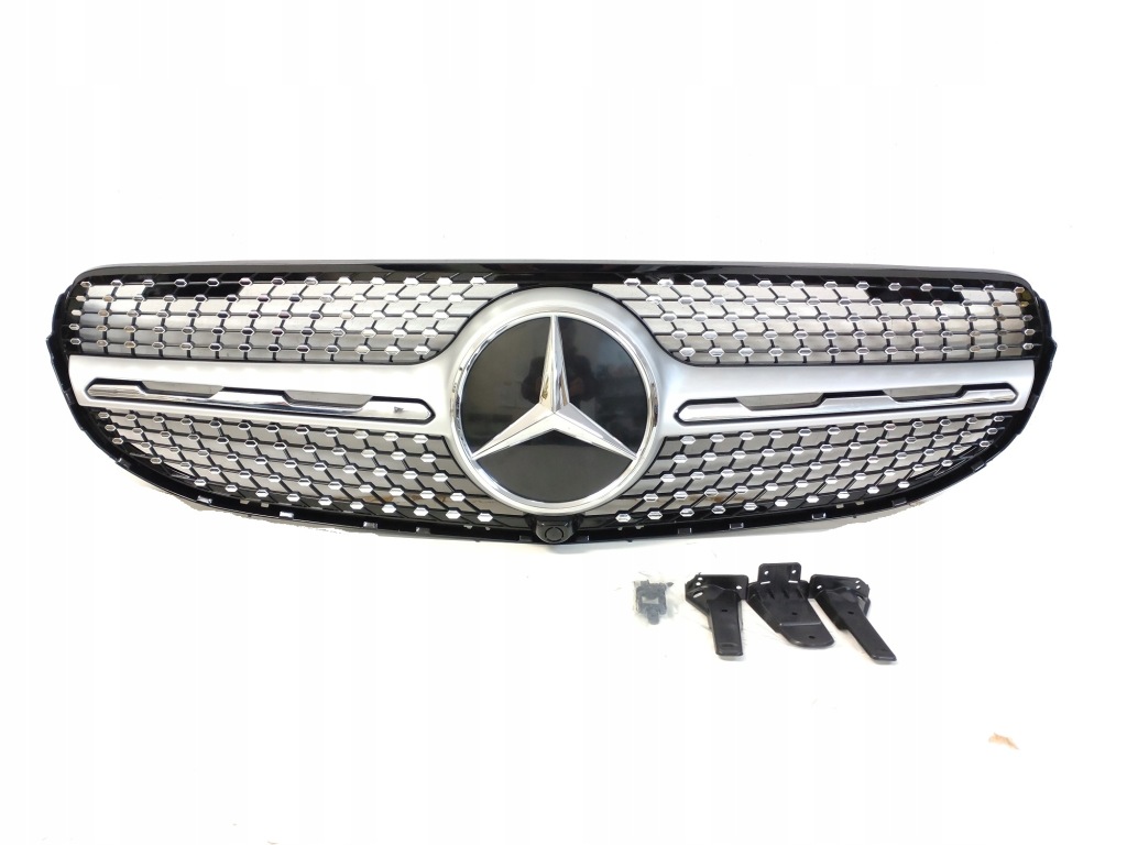 фото №1, Решётка радиатора решётка радиатора радиатор mercedes glc x253 19- silver