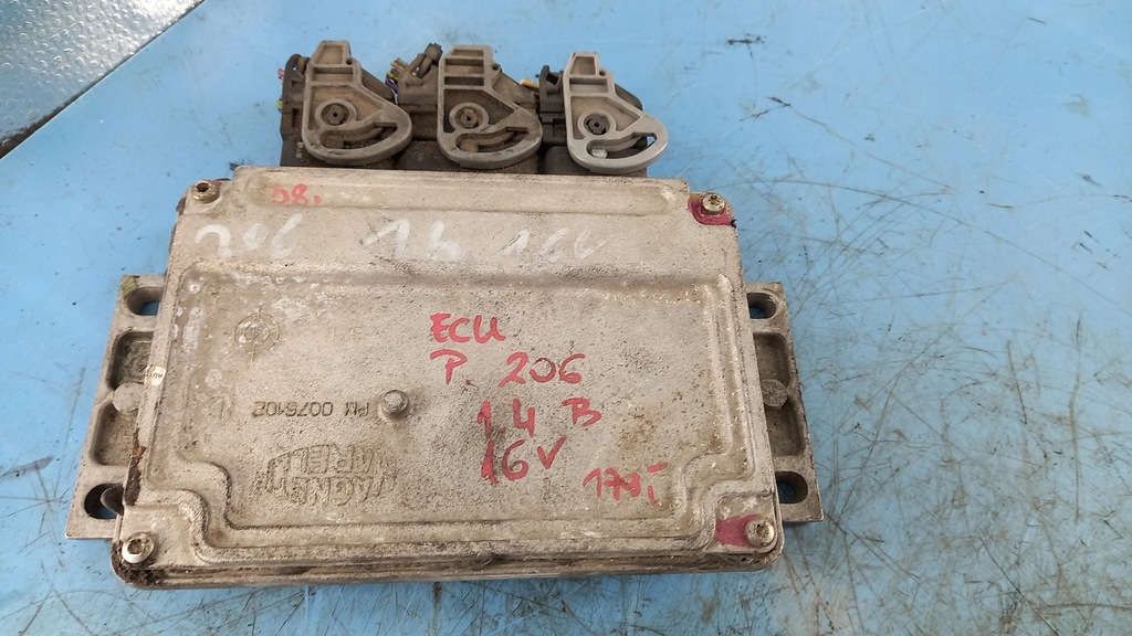 фото №4, Бортовий комп'ютер двигуна peugeot 206 1.4b 04r