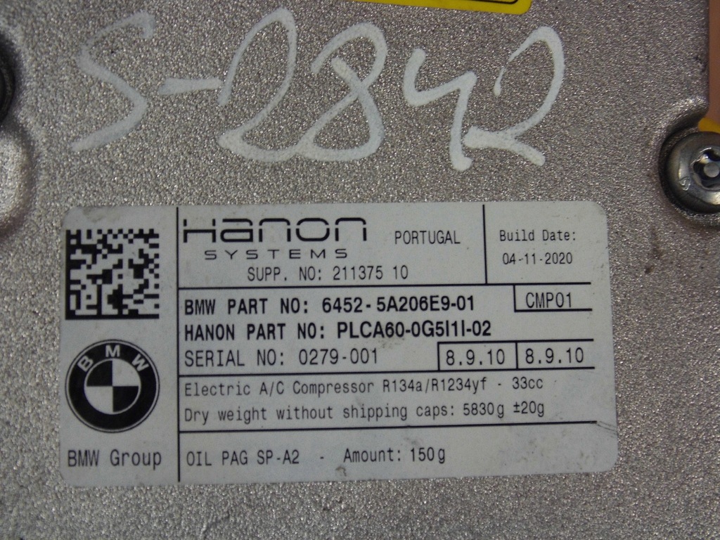 фото №5, Bmw ix3 g08 компресор кондиціонера 5a206e9