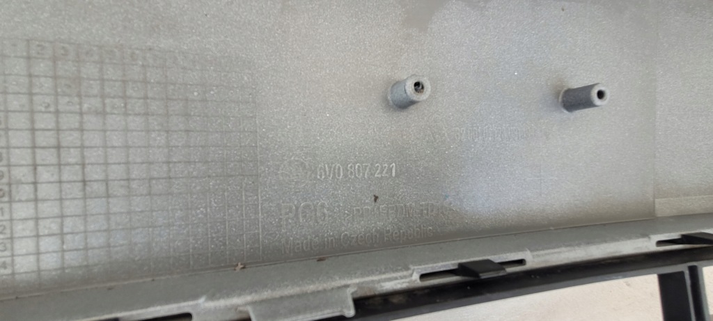 фото №13, Бампер решётка радиатора перед skoda fabia iii 6v0 2014-2018