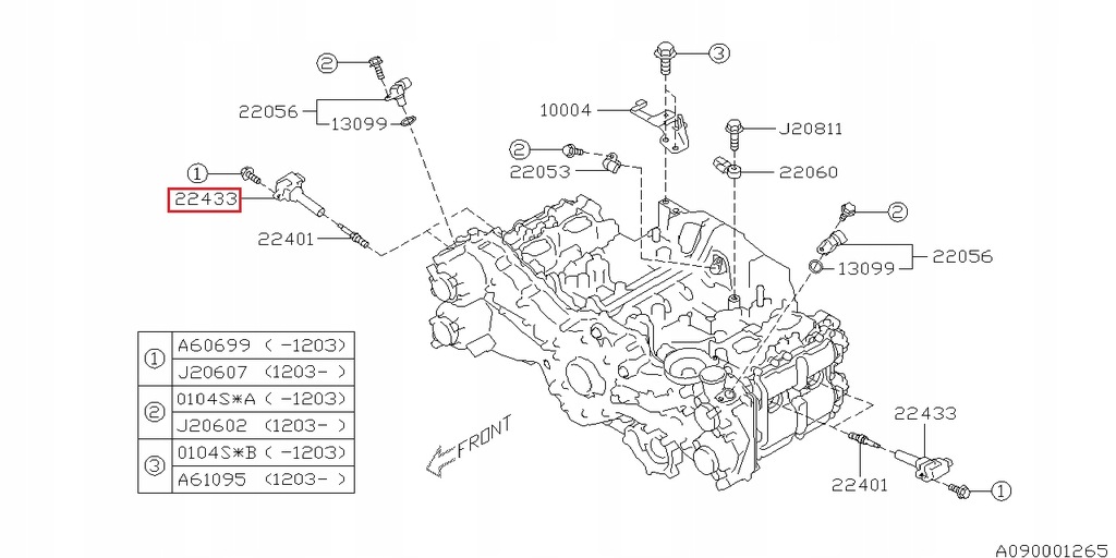 фото №6, Котушка запалювання subaru legacy xv fb16/fb20/fb25