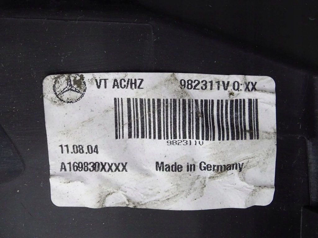 фото №6, Mercedes a klasa w169 04-12 захист обігрівача eu