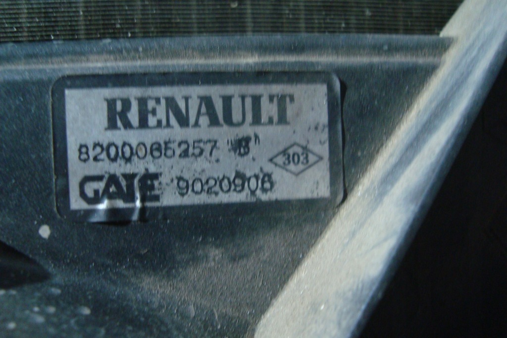 Радіатор woda кондиціонер вентилятор renault scenic 1 1,9 dci Зі Шроту