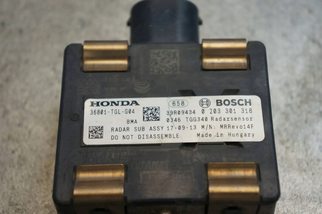 фото №2, Модуль радар distronic датчик honda civic x 0203301318