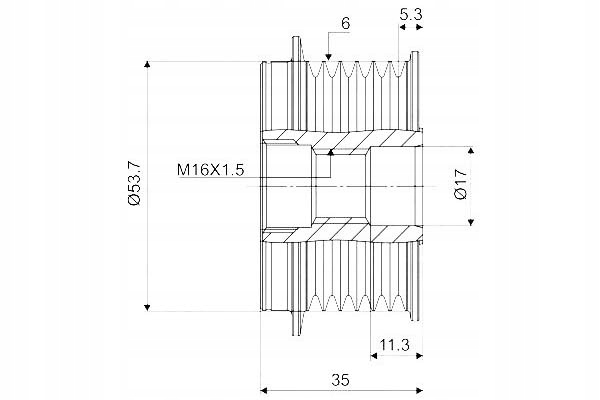Купить Генератор - сцепление односторонний valeo 588080